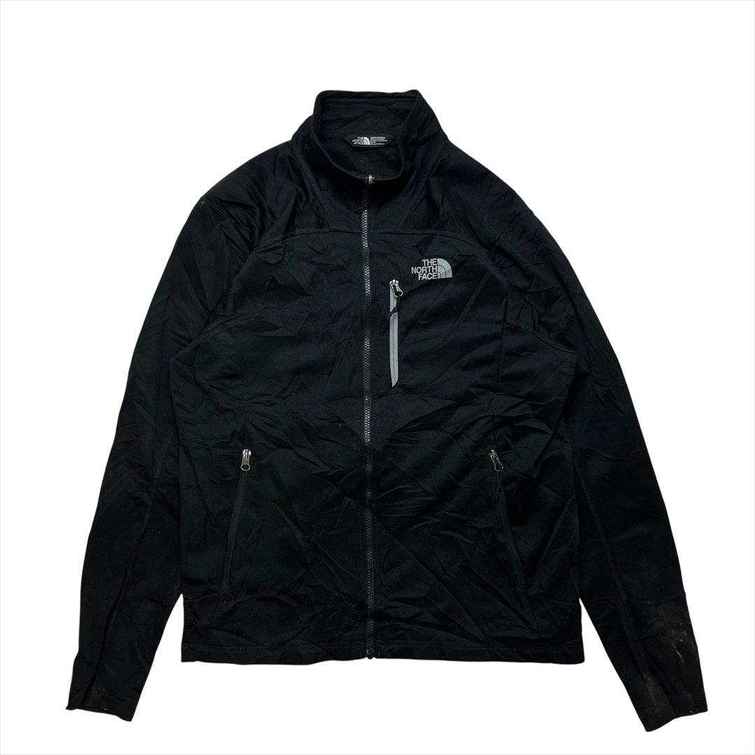 ザ ノースフェイス 裏地 フリース ジャケット ブラック THE NORTH FACE 古着 メンズ M アウトドア拍卖