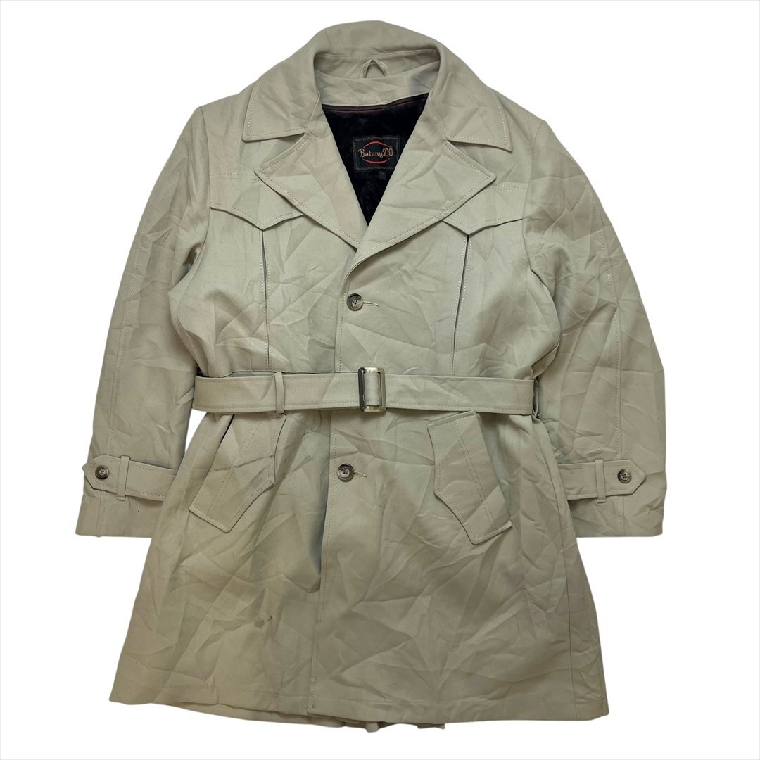 BOTANY500 トレンチ コート ベージュ 古着 メンズ FREE サイズ50 カントリー ボア ライナー 裏ボア Vintage ビンテージ ヴィンテージ拍卖