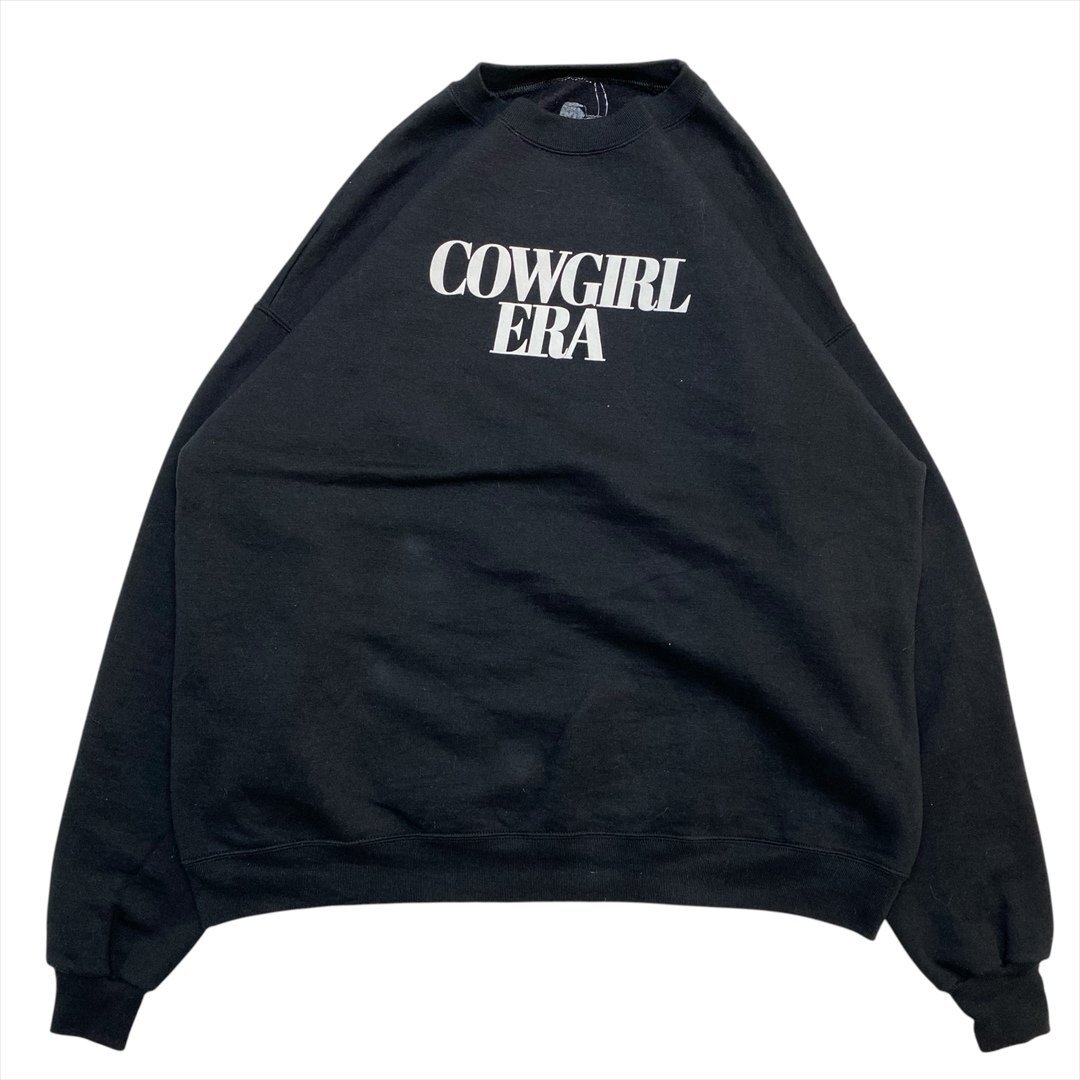COWGIRL ERA 裏起毛 スウェット シャツ トレーナー ブラック 古着 メンズ XL Vintage ヴィンテージ ビンテージ拍卖