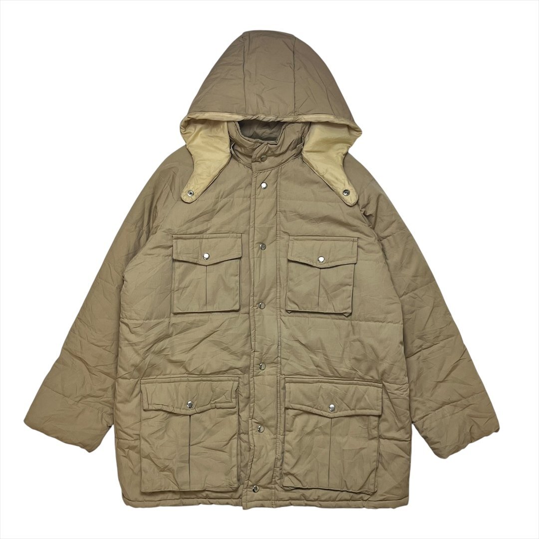 WINDCREST マウンテン ダウン パーカー ベージュ 古着 メンズ L 中綿 Vintage ヴィンテージ ビンテージ拍卖
