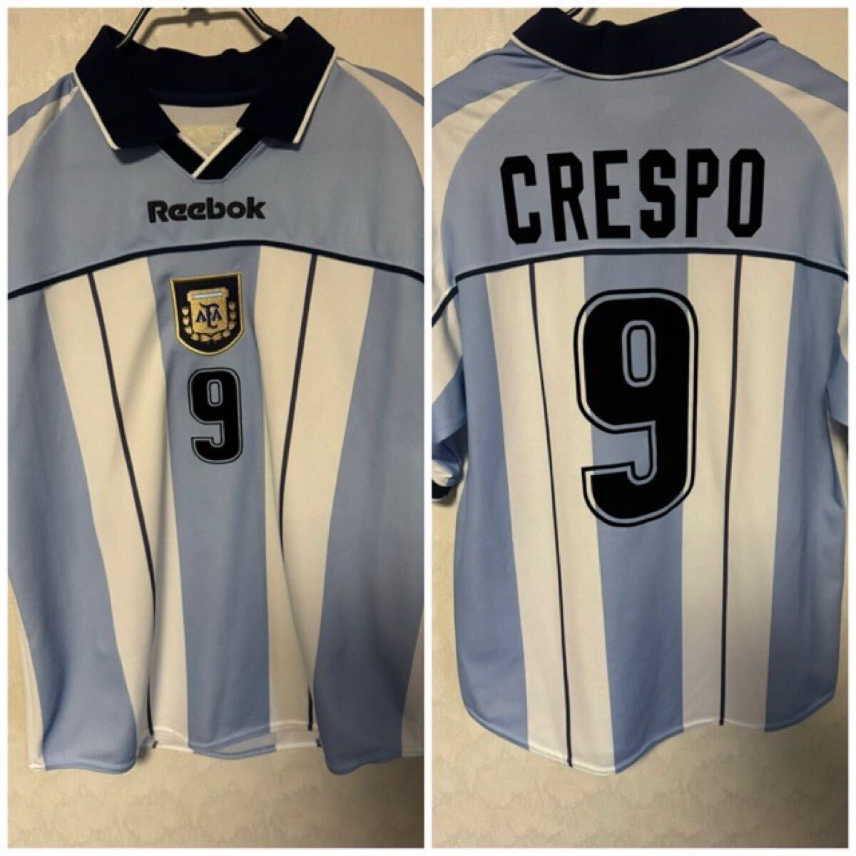 アルゼンチン代表 00 ユニホーム ユニフォーム クレスポ リーボック拍卖