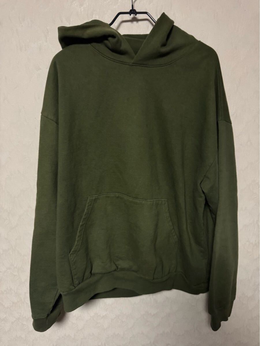 ロサンゼルスアパレル パーカー オリーブ 限定カラー2XL スウェット拍卖