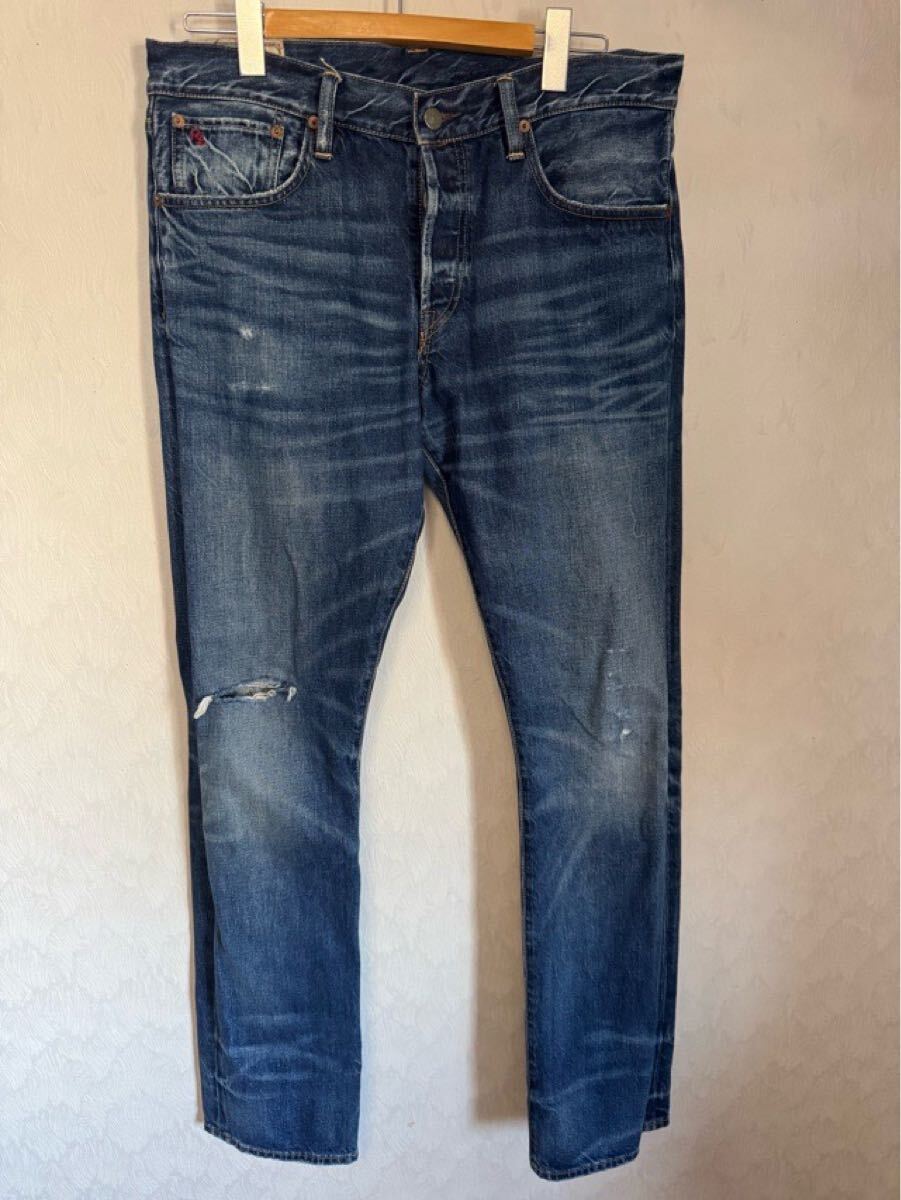 ラルフローレン ジーンズ デニムパンツ スリムストレート W32L32 拍卖