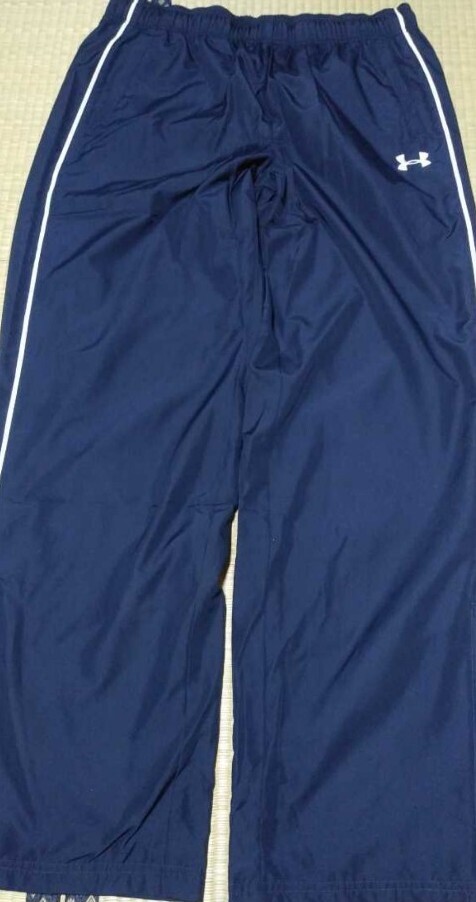 【新品】アンダーアーマー コールドギアウインドロングパンツ 紺拍卖