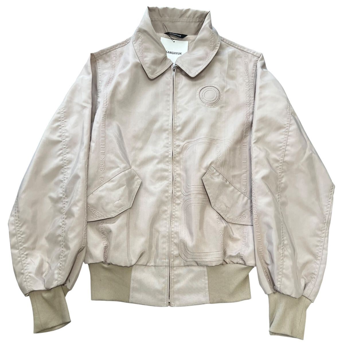 KANGHYUK 2022SS バーコードエンボスボンバージャケット 新品未使用品拍卖