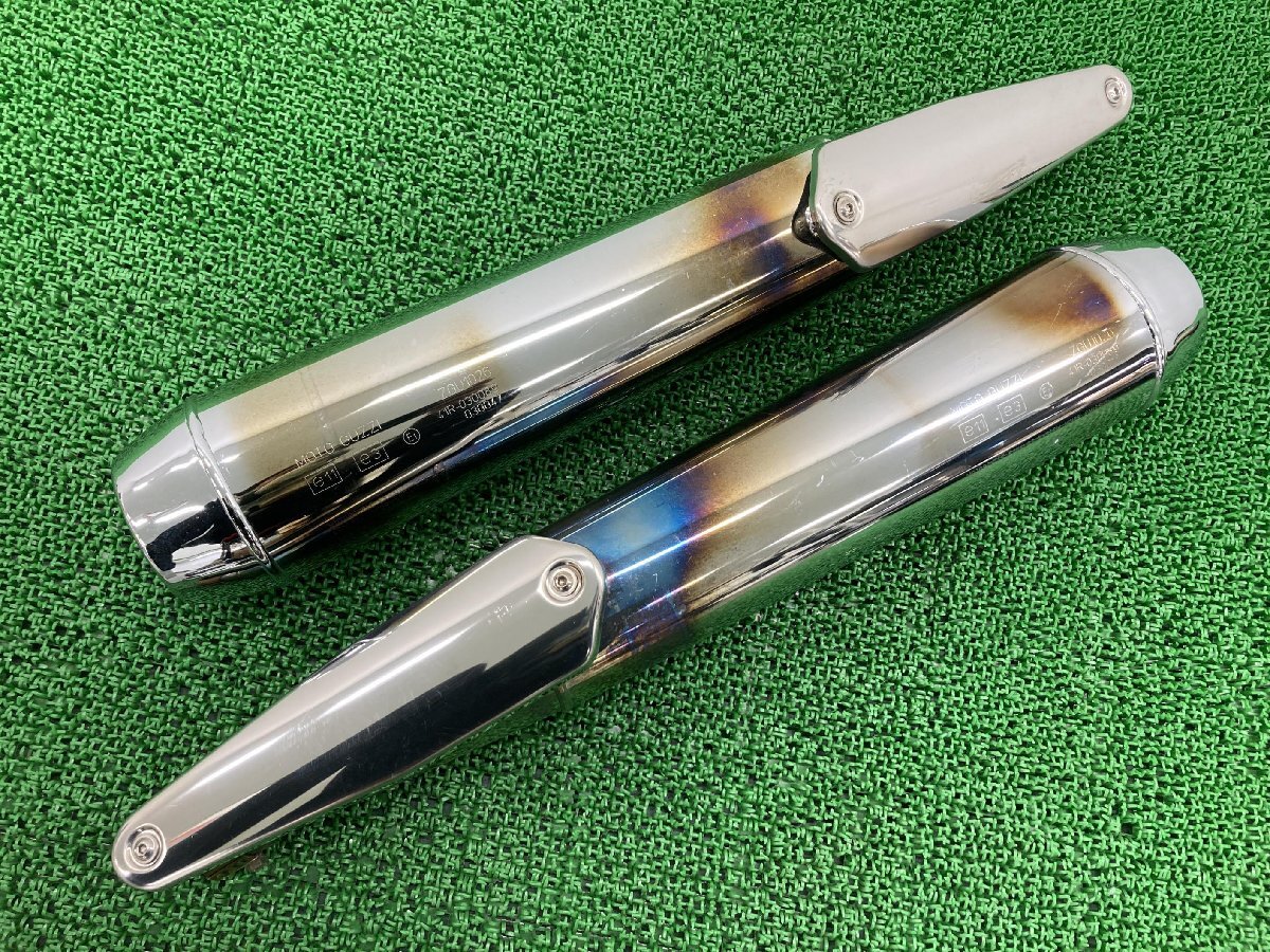 V7レーサー サイレンサーマフラー ZGU1026 モトグッチ 純正 中古 バイク 部品 ヒートガード コケキズ無し 品薄 希少品 車検 Genuine拍卖