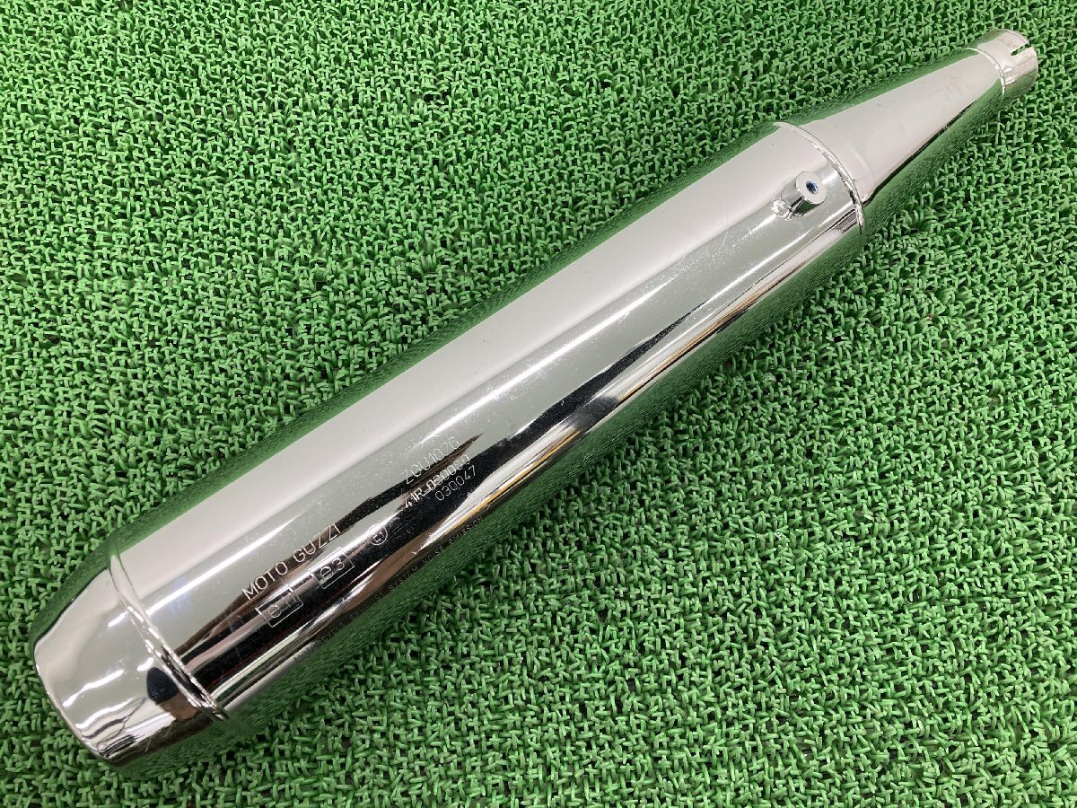 V7レーサー サイレンサーマフラー 右 ZGU1026 モトグッチ 純正 中古 バイク 部品 機能的問題なし 品薄 希少品 車検 Genuine拍卖