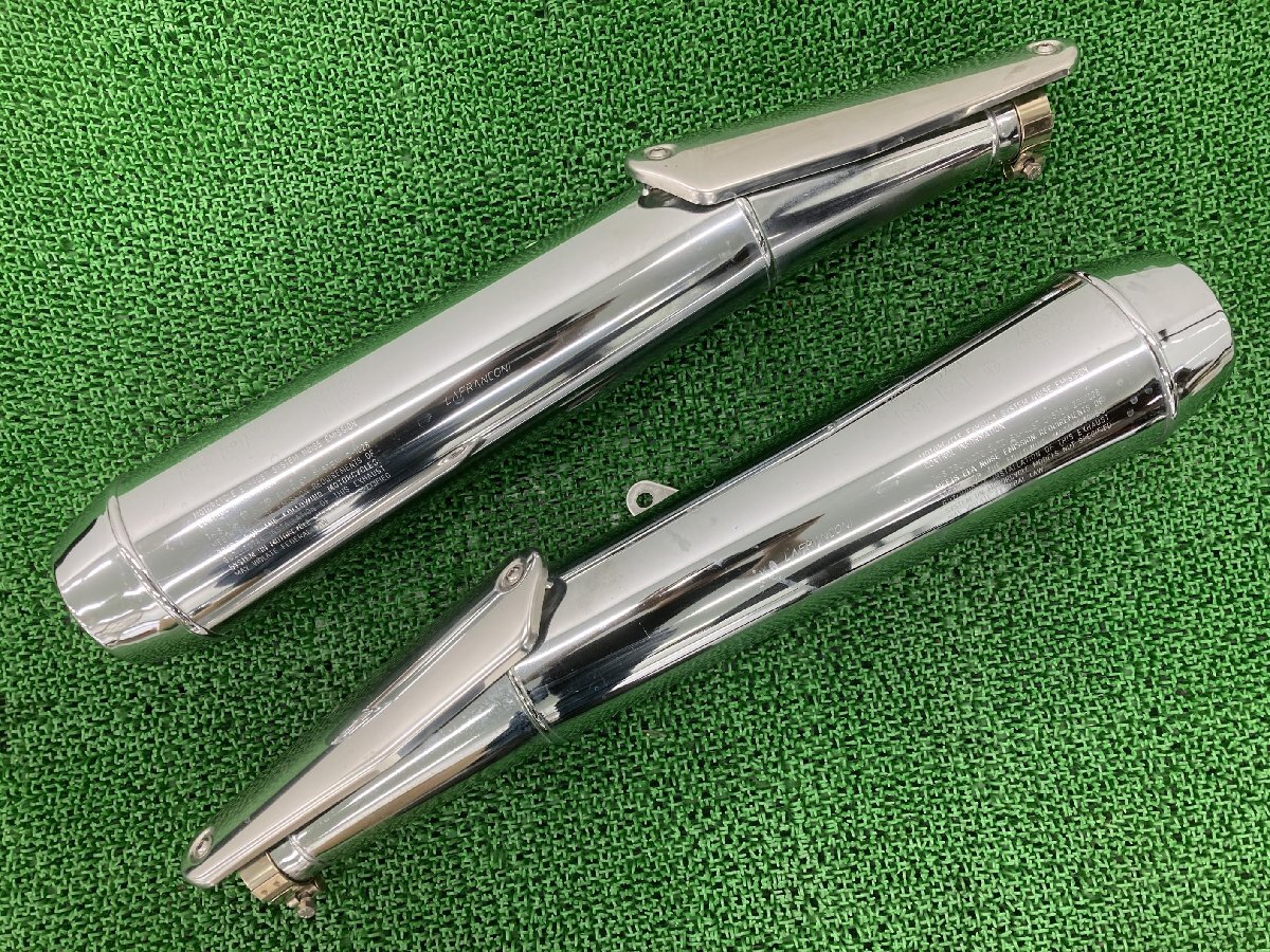 V7レーサー サイレンサーマフラー 左右 ZGU1026 モトグッチ 純正 中古 マフラーステー マフラーヒートガード コケキズ無し 品薄拍卖