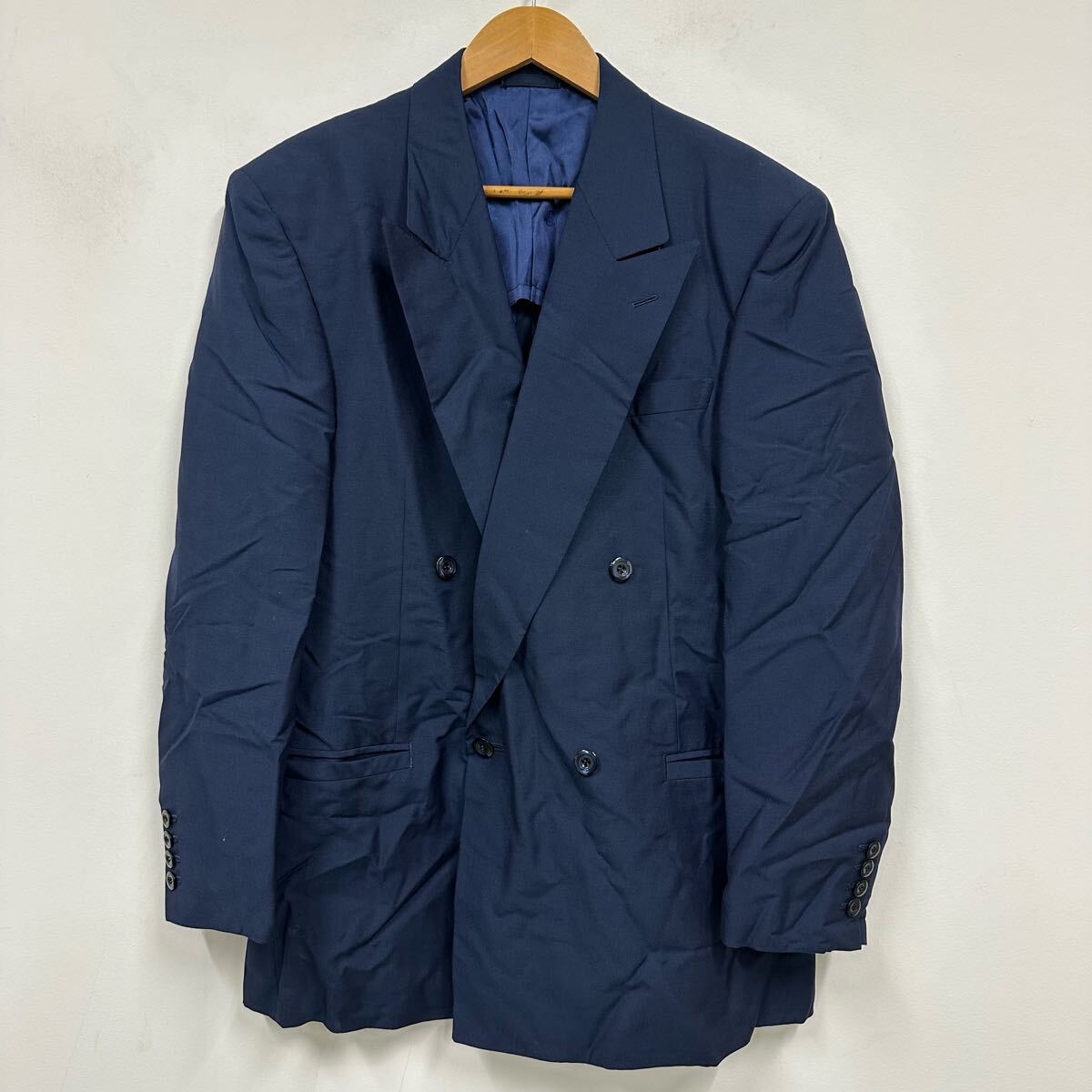 dunhill ダンヒル ダブルジャケット ネイビー メンズ 半裏 ノーベント ジャケット a816拍卖