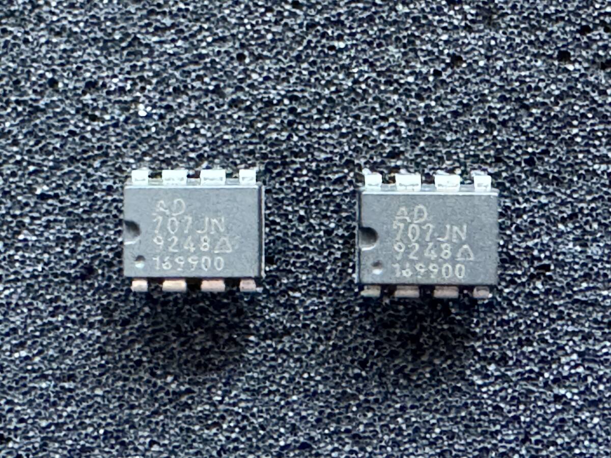 AD707JN (OP07高速広帯域版)シングルオペアンプ 2個セット 拍卖