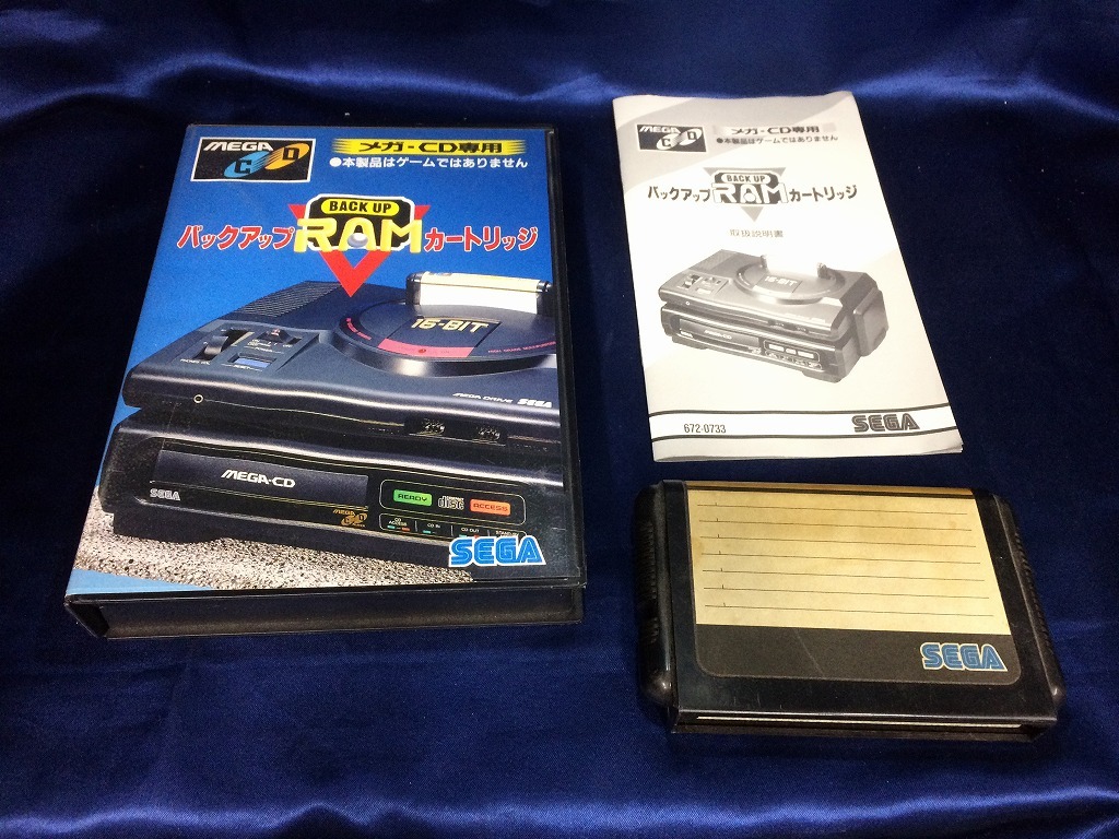 中古A★メガCD専用 バックアップRAMカートリッジ★メガCDソフト拍卖