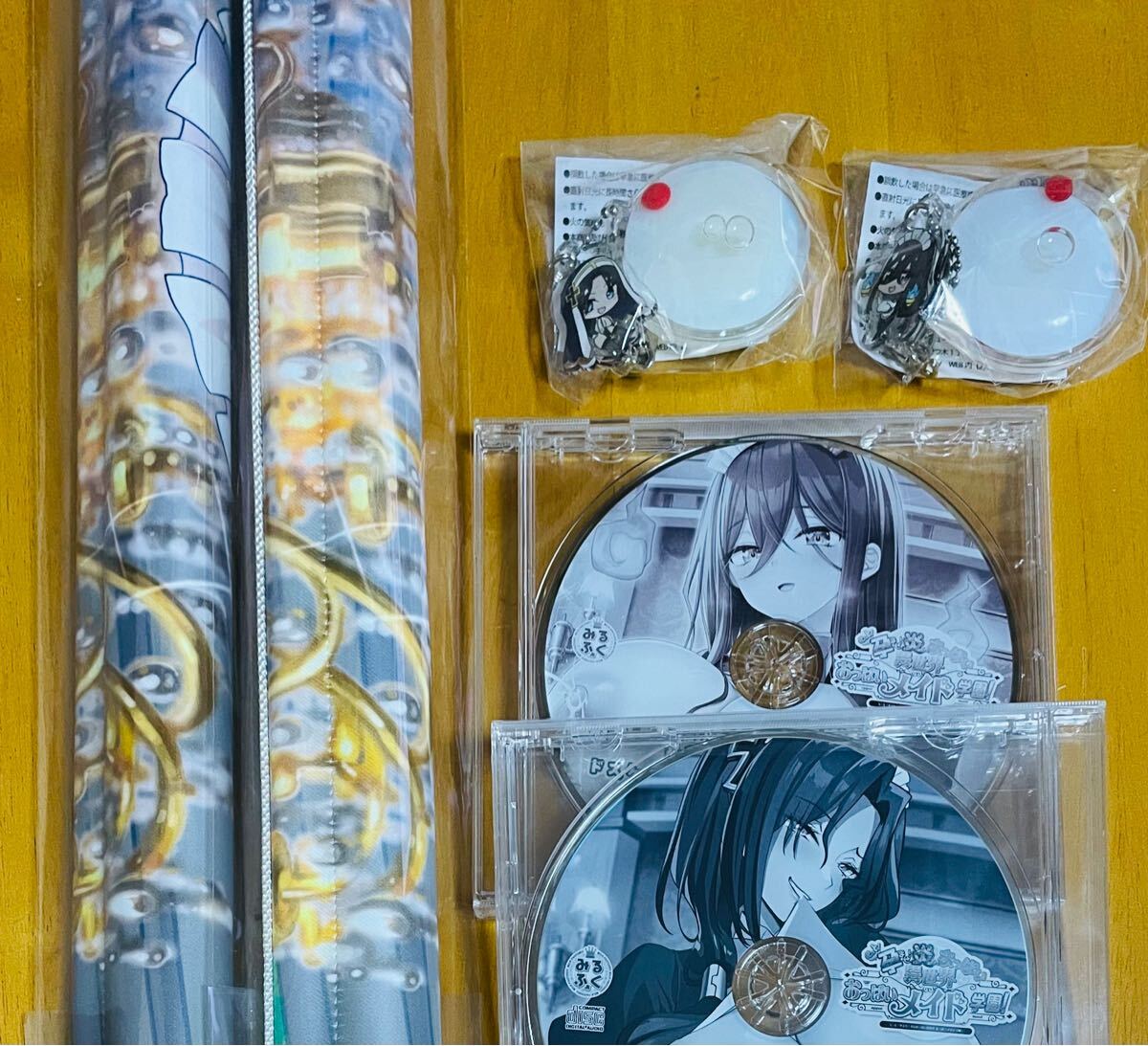 C105 コミケ105 親子丼タペストリーセット アナスターシャ エリザベス おっぱいメイド学園 でらうえあ 赤木リオ みるくふぁくとりー拍卖