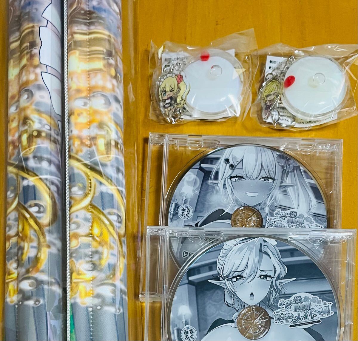 C105 コミケ105 親子丼タペストリーセット ミュンミュン ヌンヌン おっぱいメイド学園 でらうえあ 赤木リオ みるふぁく みるくふぁくとりー拍卖