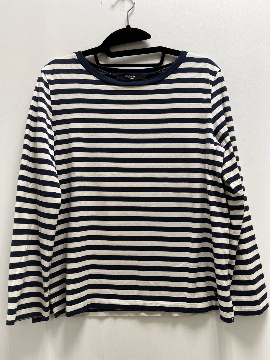 ♪♪#24745 WEEKEND MaxMara カットソー ネイビー&ホワイト♪♪拍卖