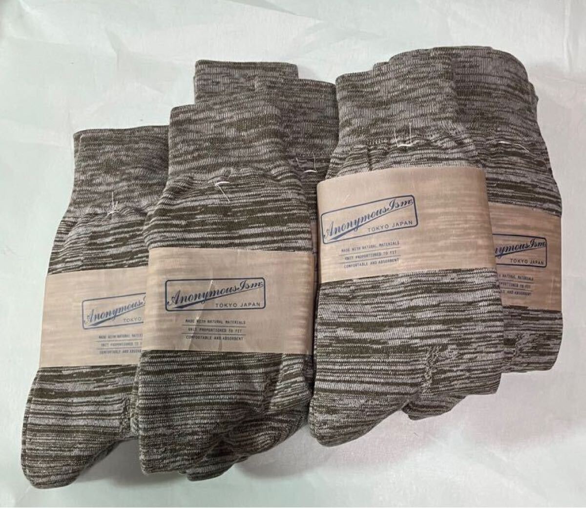 未使用 ソックス 23〜25㎝ グレー 靴下まとめ売り拍卖