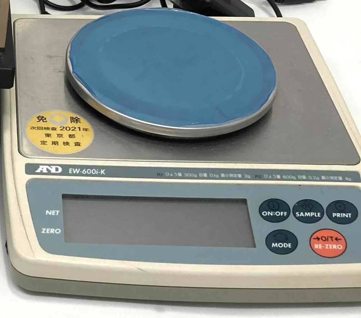 エー・アンド・デイ AND 検定付きはかり EW-600i-K 中古 メーカー小売価格 \32,000拍卖