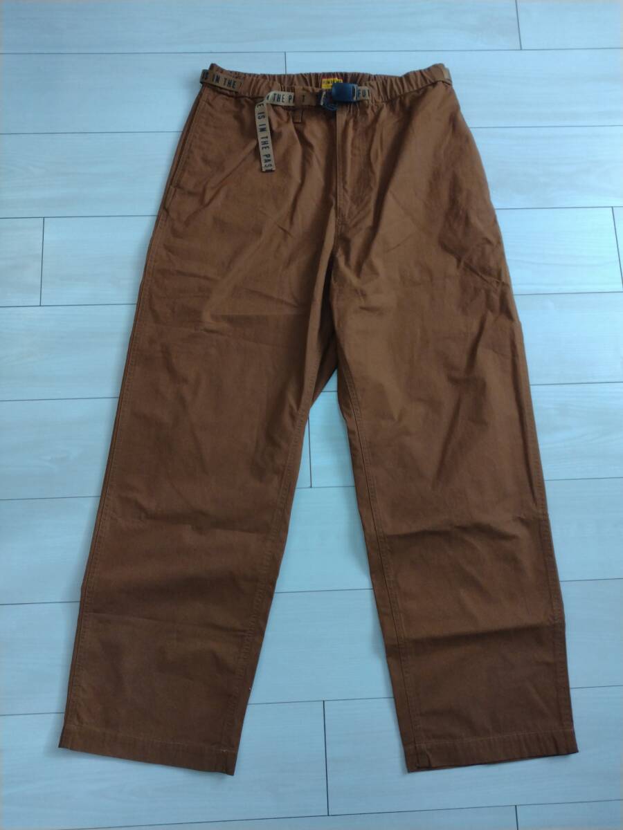 追加大幅値下げ★新品未使用★完売品★human made★EASY PANTS★イージーパンツ★ブラウン★サイズL★茶色★HM29PT015★ヒューマンメイド拍卖