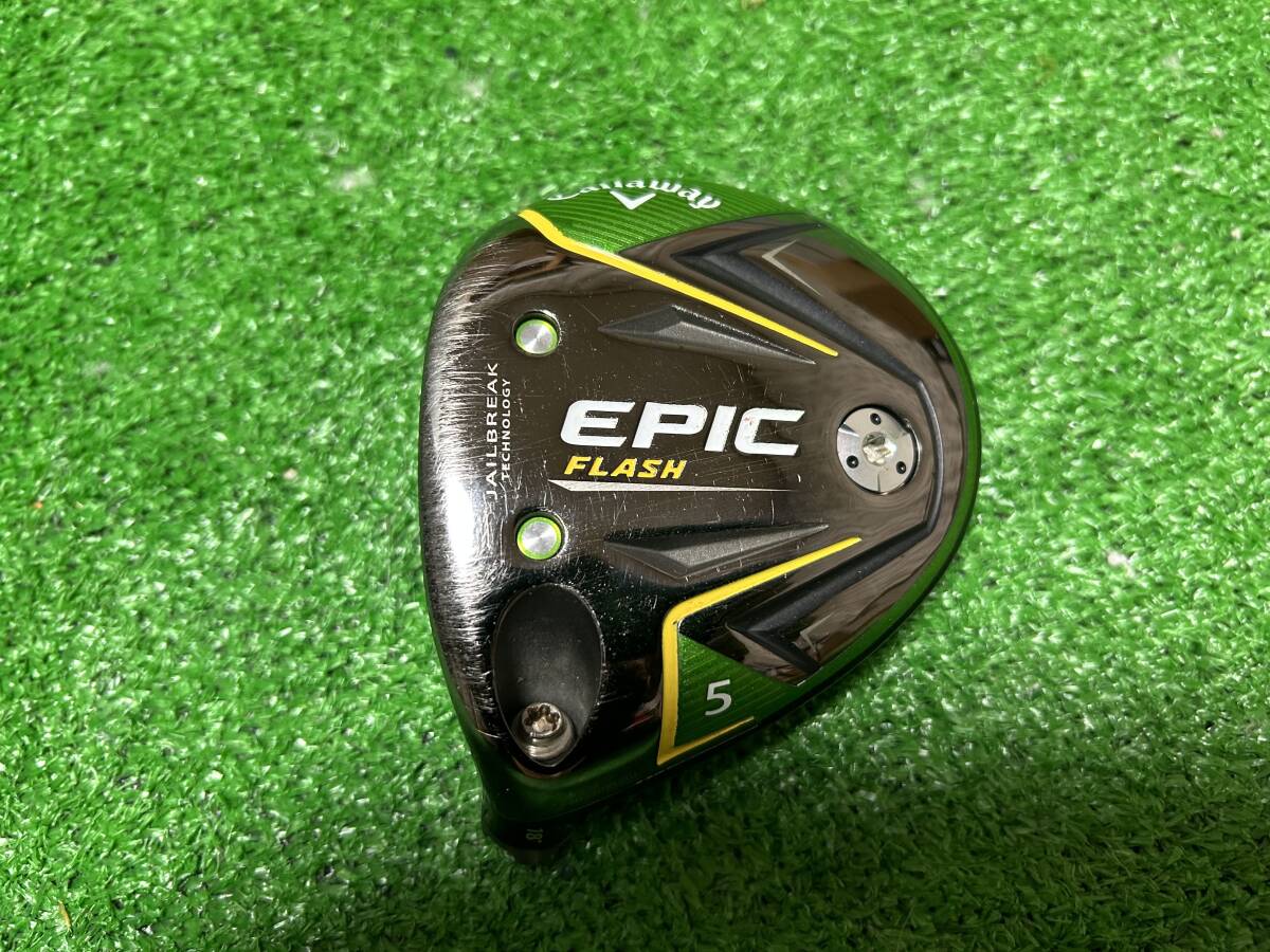 キャロウェイ EPIC FLASH エピック フラッシュ 5W ヘッドのみ フェアウェイウッド ■ Callaway 左きき用 レフティ 18° レア US拍卖