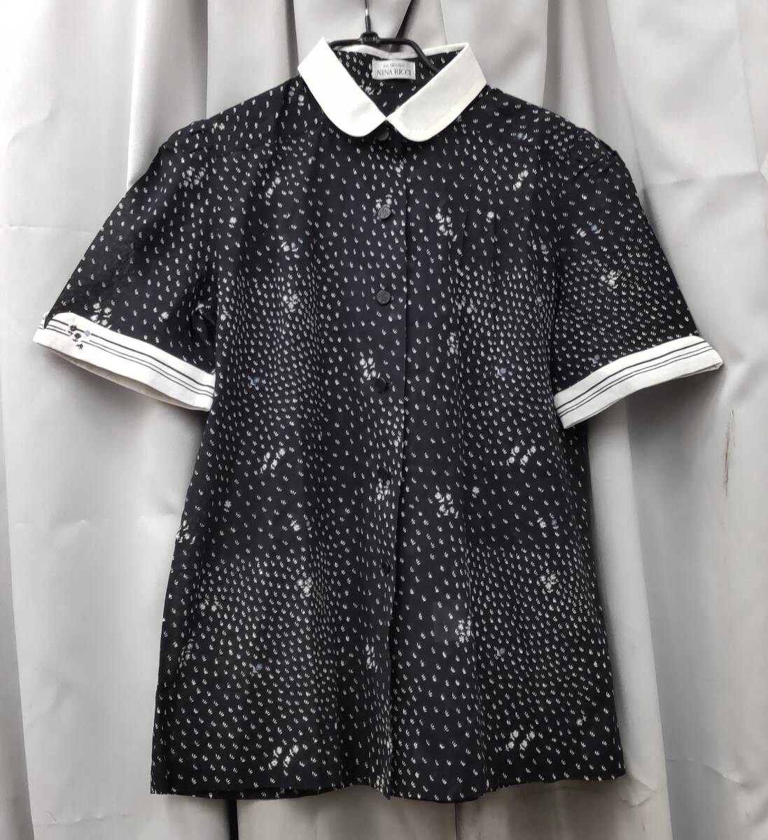 NINA RICCI ニナリッチ les blouses 半袖 シャツ ブラウス●H4513拍卖