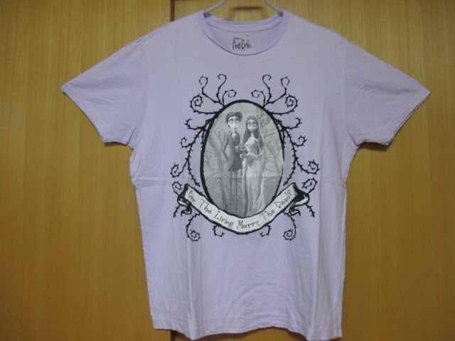 即決★TIM BURTON's corpse bride ティムバートン コープス ブライド キャラクターTシャツ/レディース L拍卖