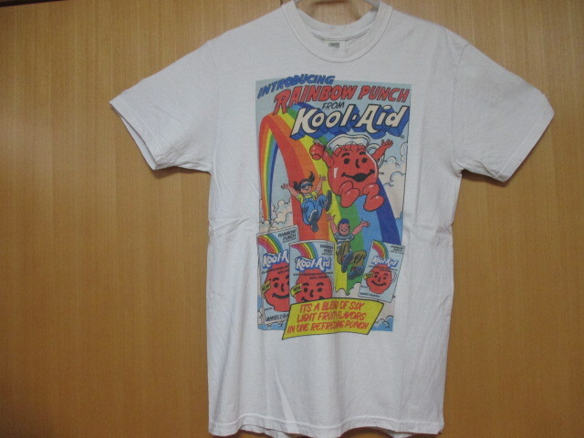 即決★USA Kool Aid クールエイド レインボーパンチ キャラクターTシャツ/サイズ M拍卖
