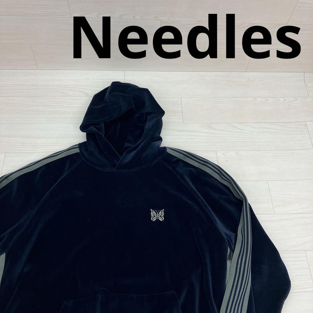 Needles ニードルズ Track Hoody ベロア トラックフーディー W24640拍卖