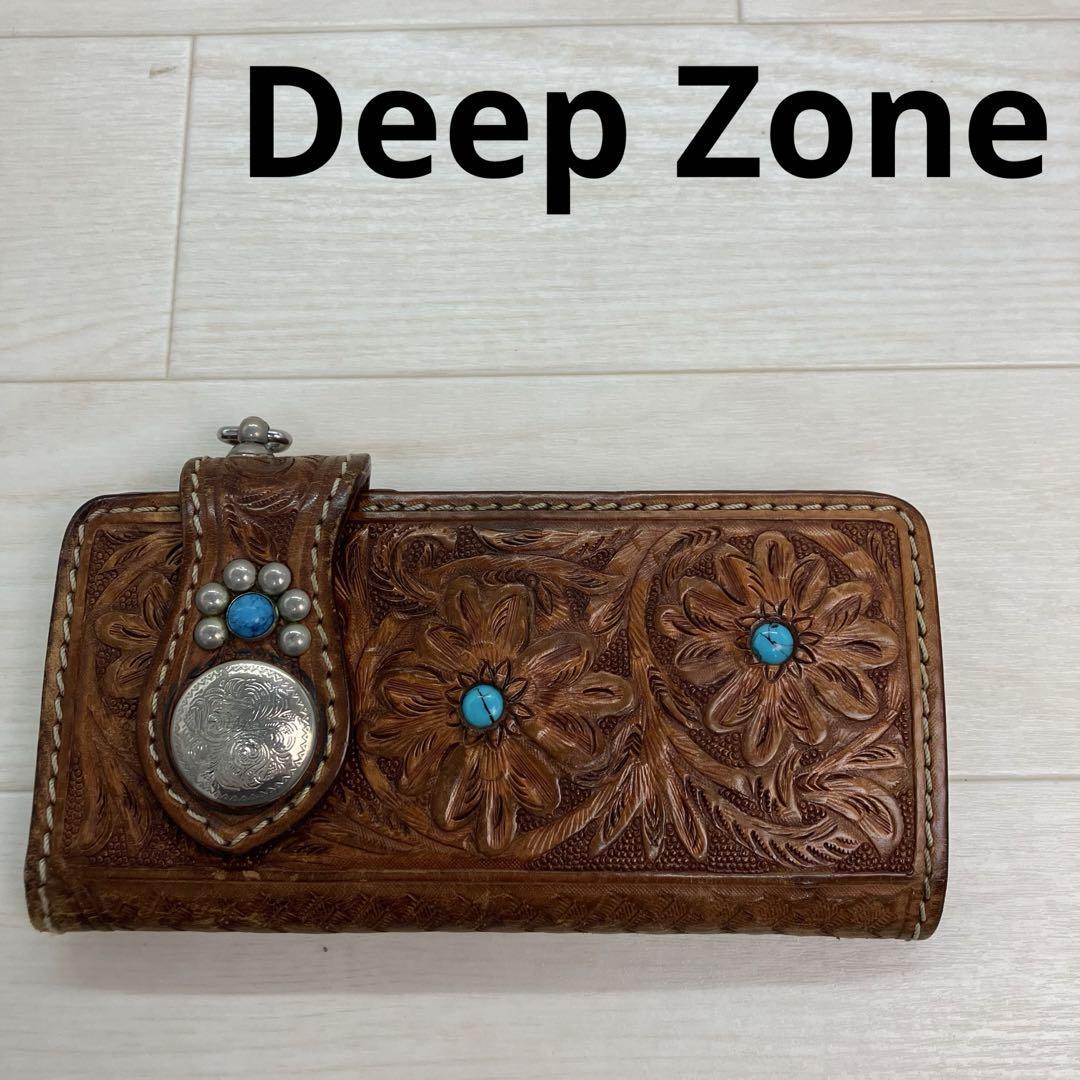 Deep Zone ディープゾーン レザーウォレット 長財布 W24840拍卖