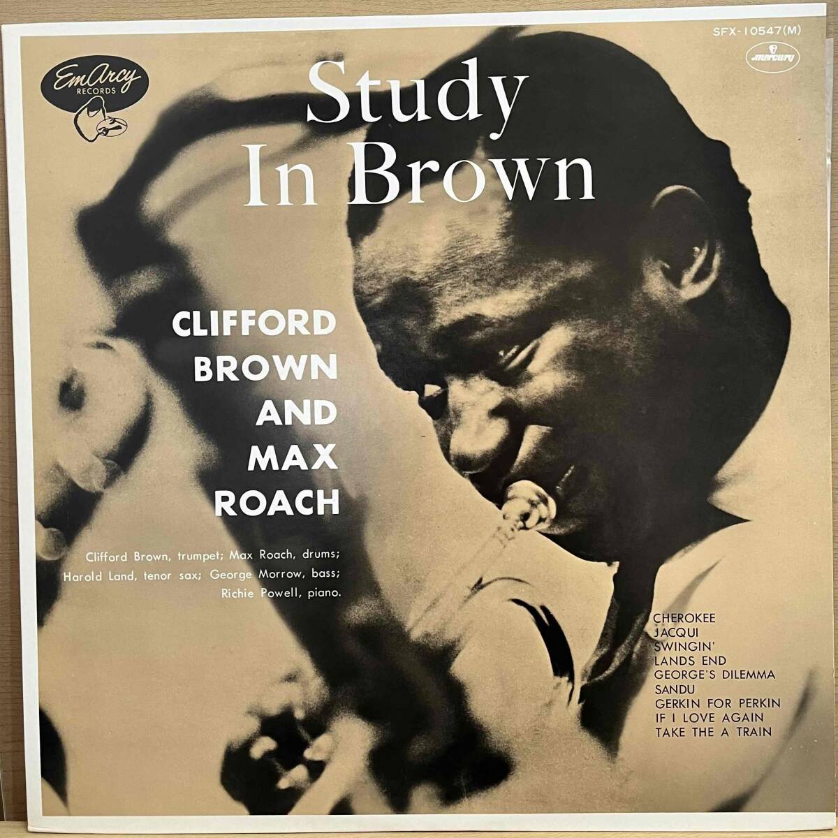 LP■JAZZ/Clifford Brown And Max Roach/Study In Brown/Mercury SFX-10547(M)/Press 77年 美品 美盤/クリフォード・ブラウン拍卖