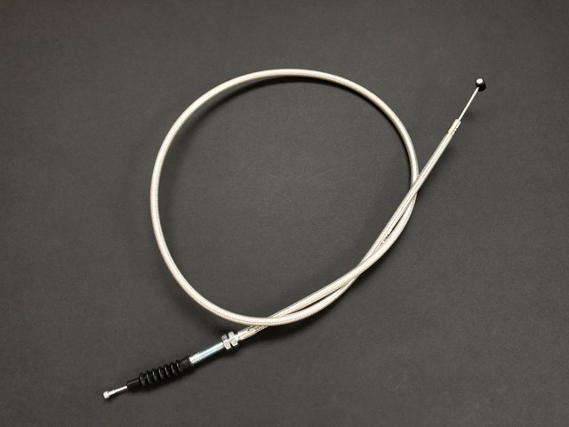 ホーク2 CB250T CB400T メッシュクラッチワイヤー 30cmロング 日本製拍卖