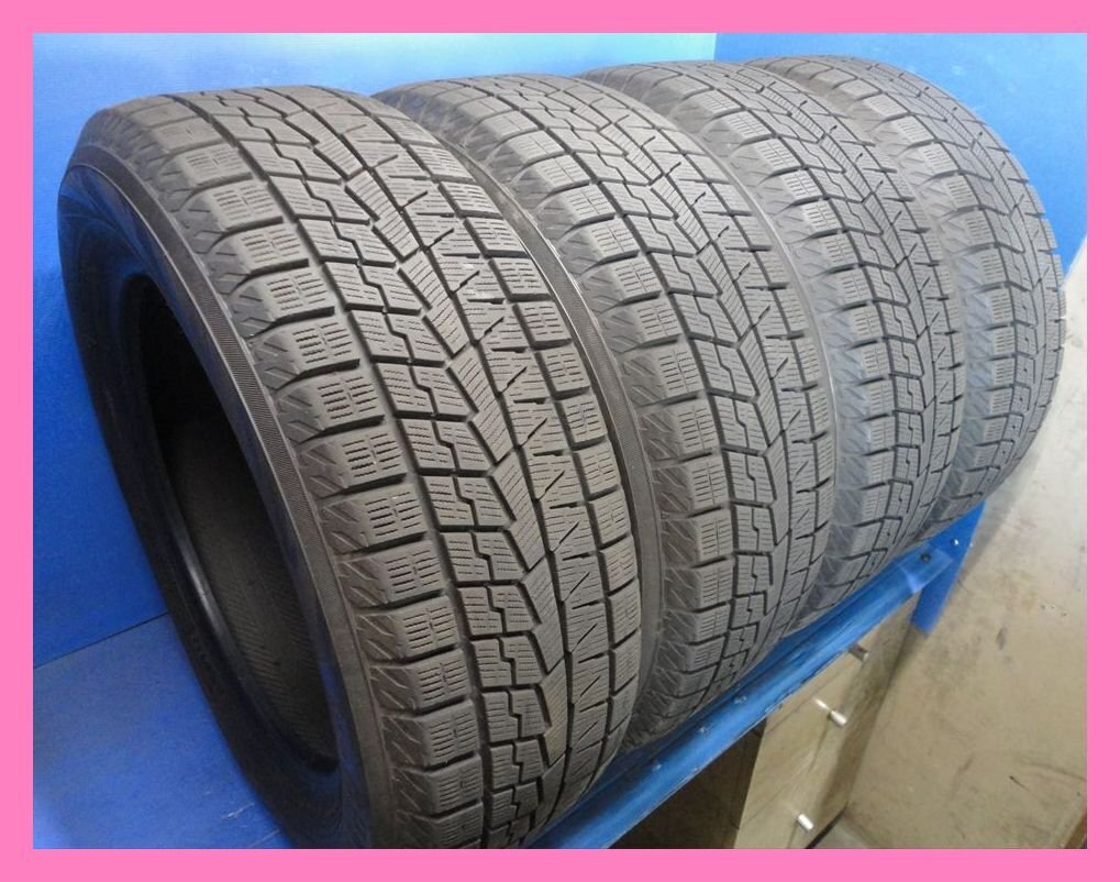 2021年製 9.5分山 4本セット 最新モデル ヨコハマ YZ/★ アイスガードig70 【215/60R17】 4本★QA0033 エルグランド アルファード拍卖