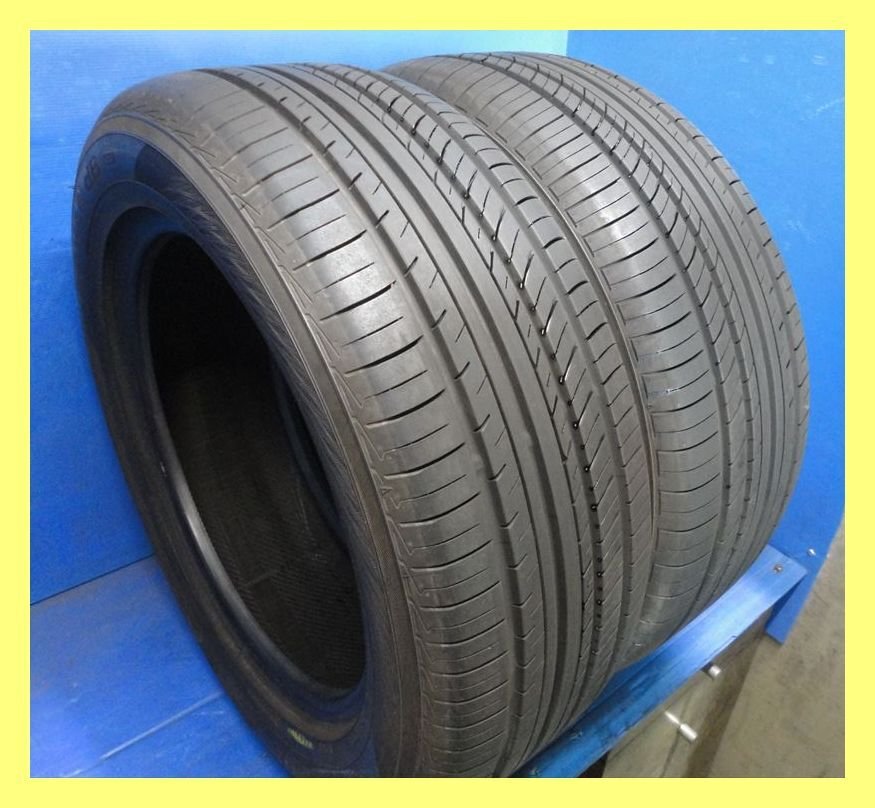 2019年製 9.5分山 2本セット 静粛 高級 ヨコハマ ★ アドバン dB v552 【225/55R17】 2本★QA0039 アルファード拍卖