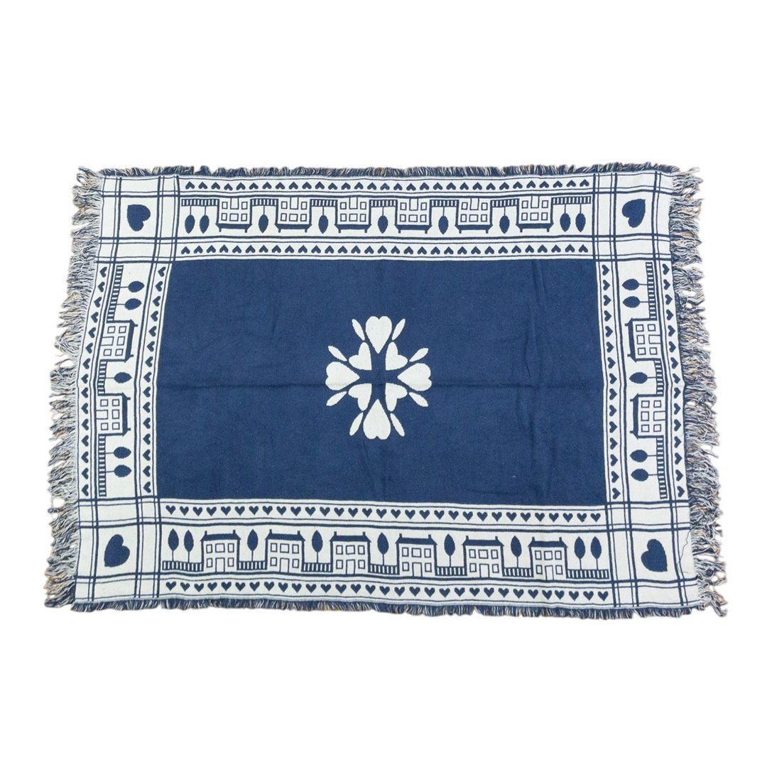 vintageラグ カーペット USA製 ハート ジオメトリック 820拍卖