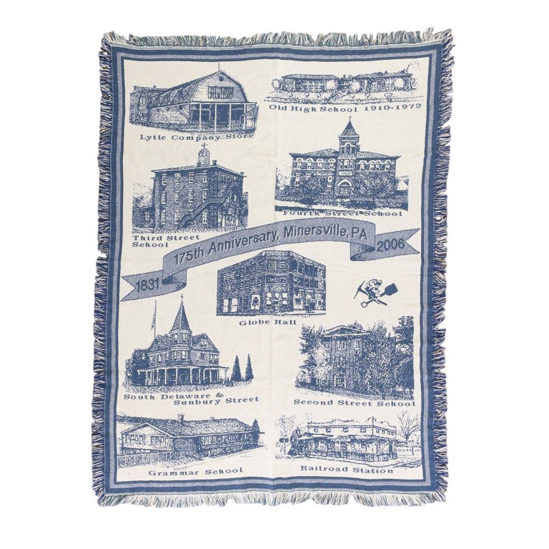 vintageラグ カーペット タウン 175周年記念 ペンシルベニア州 799拍卖