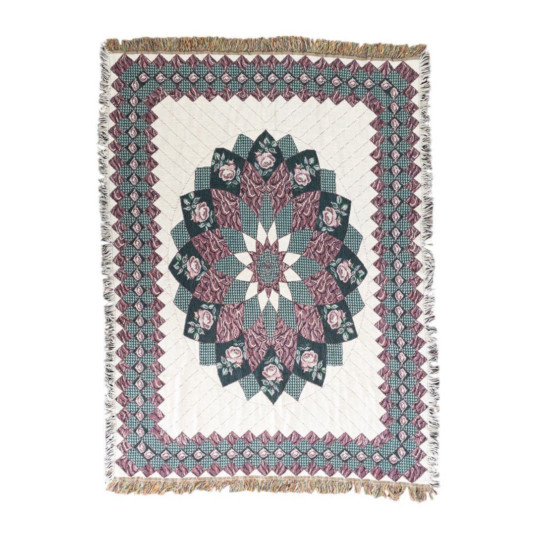 vintageラグ カーペット フラワー ジオメトリック 904拍卖