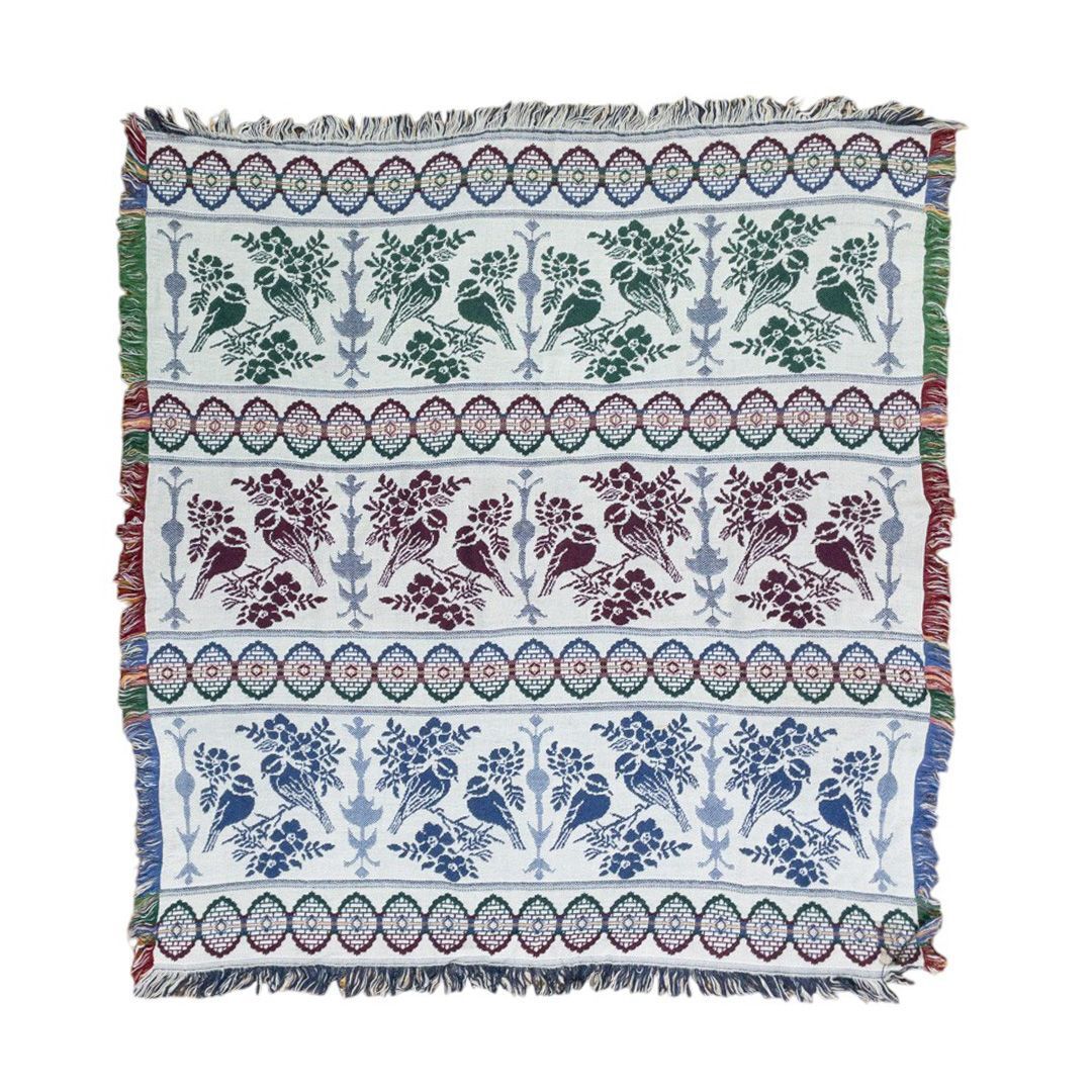 vintageラグ カーペット フラワー リトルバード 888拍卖