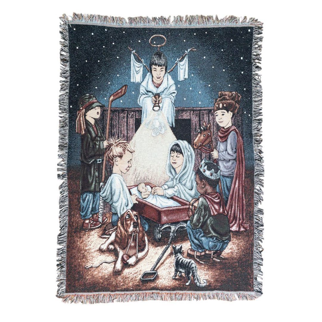 vintageラグ カーペット 宗教 キリスト 誕生 863拍卖