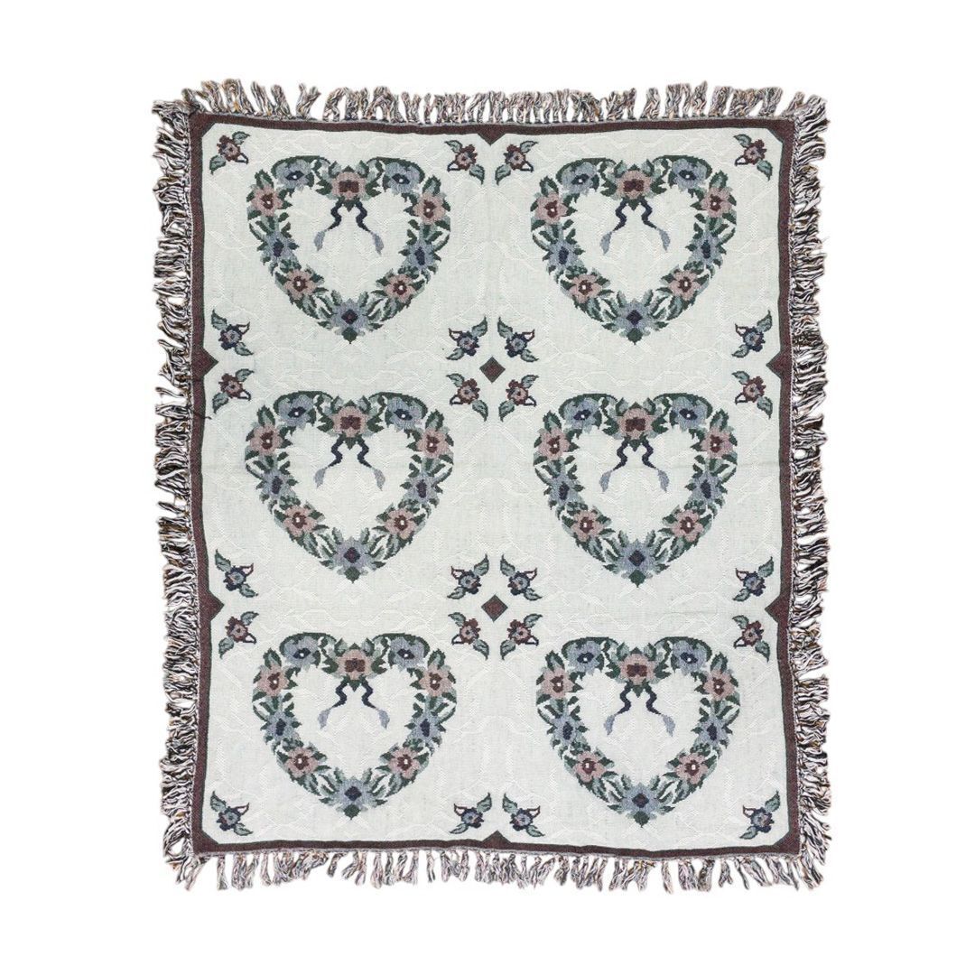 vintageラグ カーペット ハート リース 841拍卖