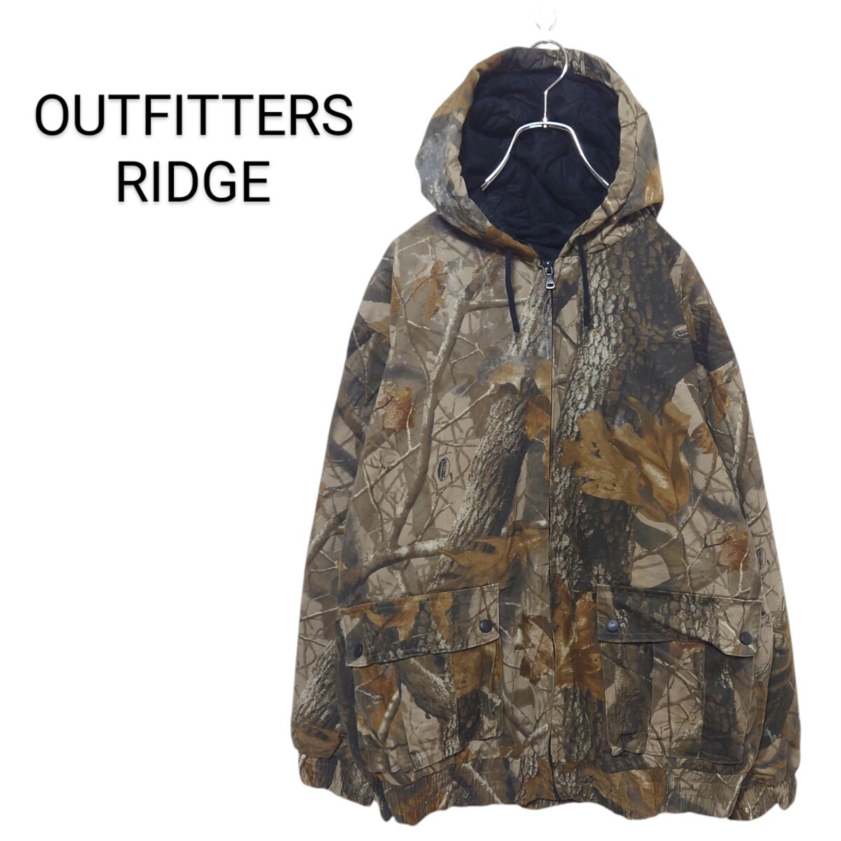 【OUTFITTERS RIDGE】リアルツリーカモ 中綿入りブルゾンA2912拍卖