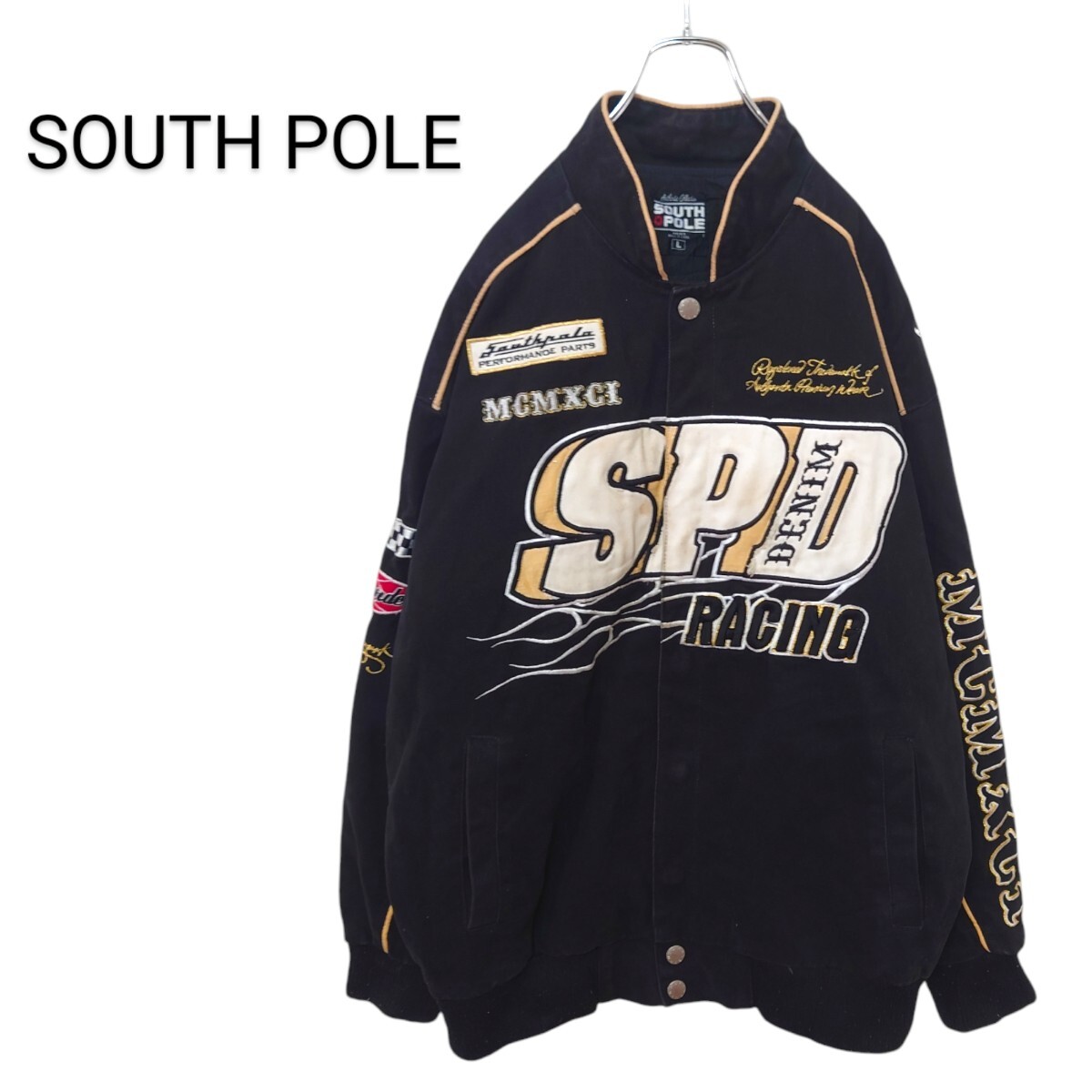 【SOUTH POLE】両面刺繍 レーシングジャケット A-2935拍卖