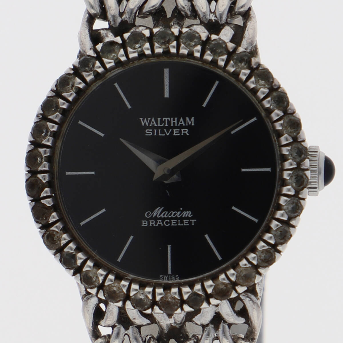 WALTHAM ウォルサム P8A0238 マキシム ブラックダイヤル SS 手巻き レディース【125895】拍卖