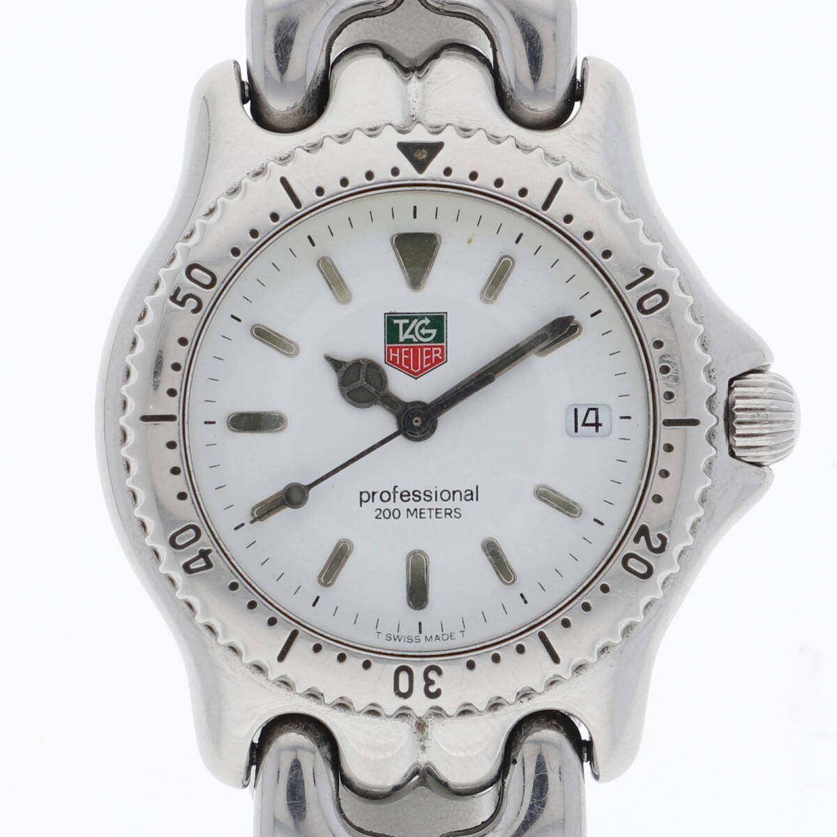 TAG HEUER タグホイヤー S90.813-1 セル プロフェッショナル ホワイトダイヤル SS クオーツ メンズ【125786】拍卖
