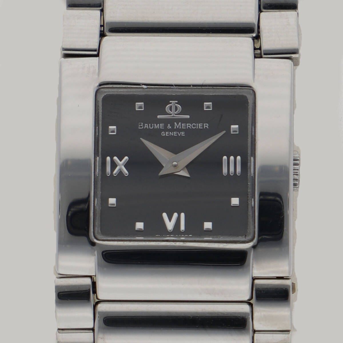 Baume & Mercier ボーム&メルシェ MV045219 キャットウォーク ブラックダイヤル SS クオーツ レディース【125658】拍卖