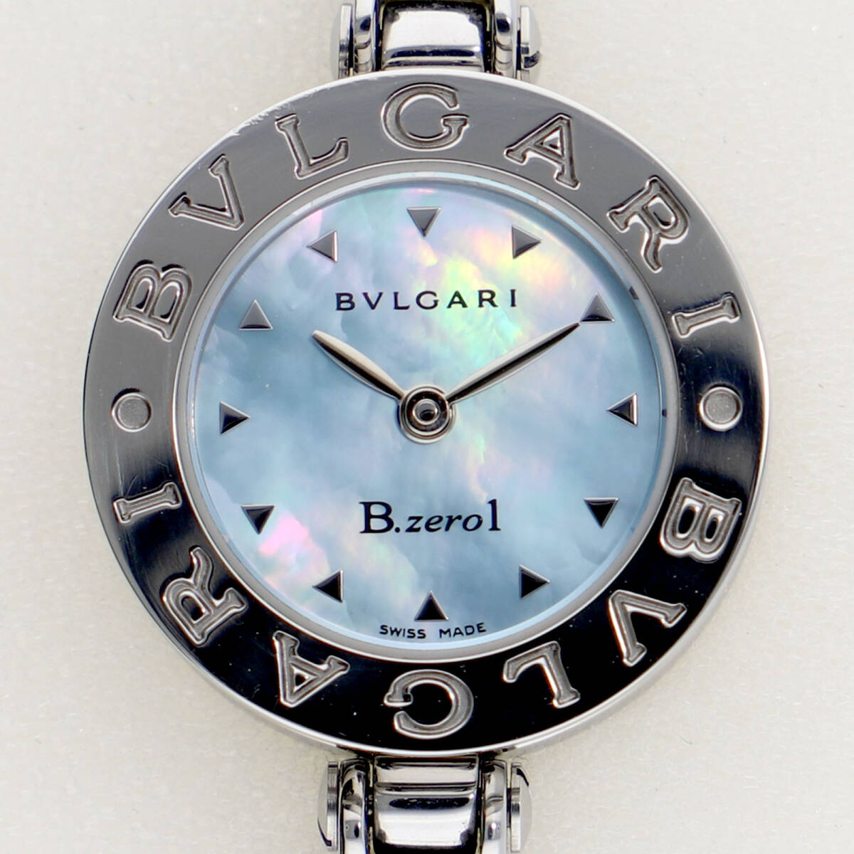 BVLGARI ブルガリ BZ22SS B-zero1 ブルーシェルダイヤル SS クオーツ レディース【125418】拍卖