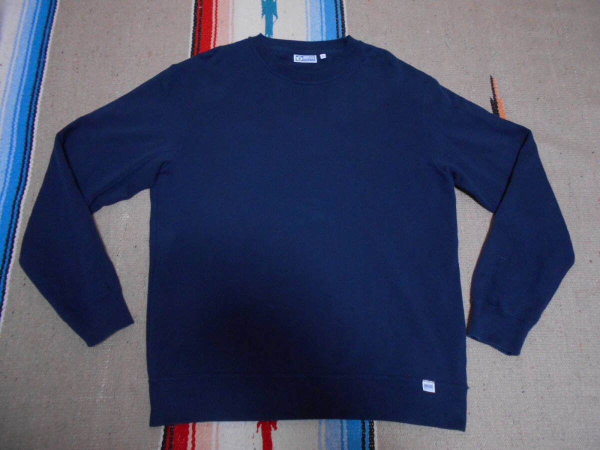DISCUS ディスカス 円盤投げタグ コットン100% スウェット XL無地 紺 バスケットボール アメリカンフットボール アメフト スケートボード 拍卖