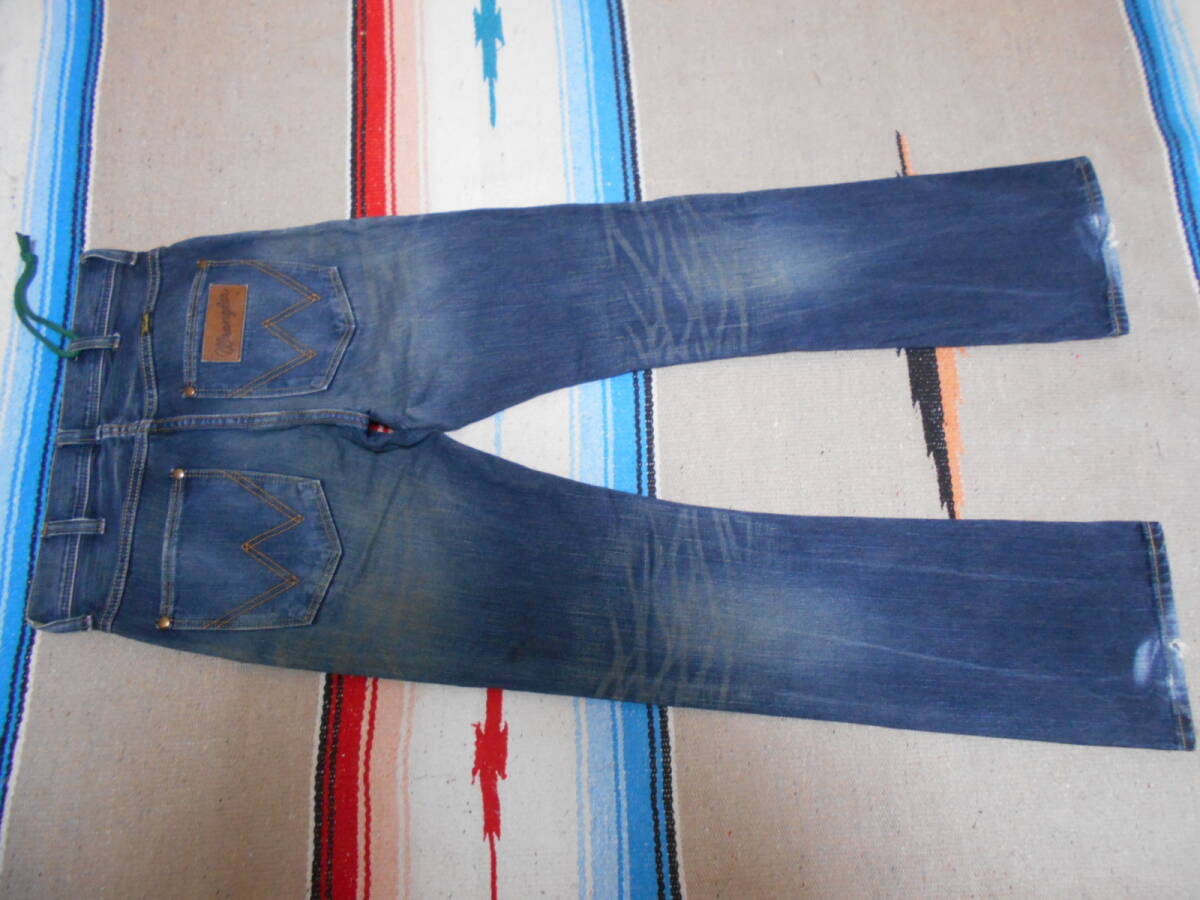 1960S WRANGLER BOOTCUT JEANS COWBOY RODEO HOTROD BIKERラングラー ブーツカット ジーンズ馬車カウボーイ乗馬アメ車BOB DYLAN MARLEY拍卖