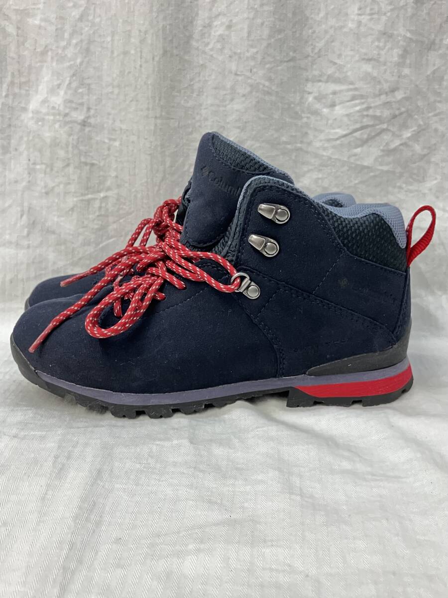 Columbia コロンビア トレッキングシューズ ユニセックス 紺 ネイビー 23.5cm 男女兼用 登山 靴 アウトドア拍卖