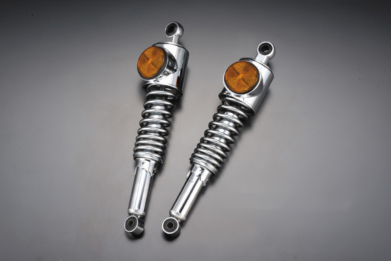 【PMC.Inc】 Z1/Z2 STDタイプ リアショック 純正型 ブラックリム/オレンジ拍卖