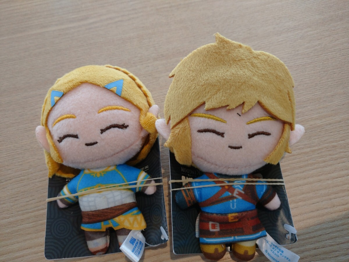 【新品・未使用】ゼルダの伝説 ティアーズ オブ ザ キングダム マスコット ゼルダ リンク 2種セット拍卖