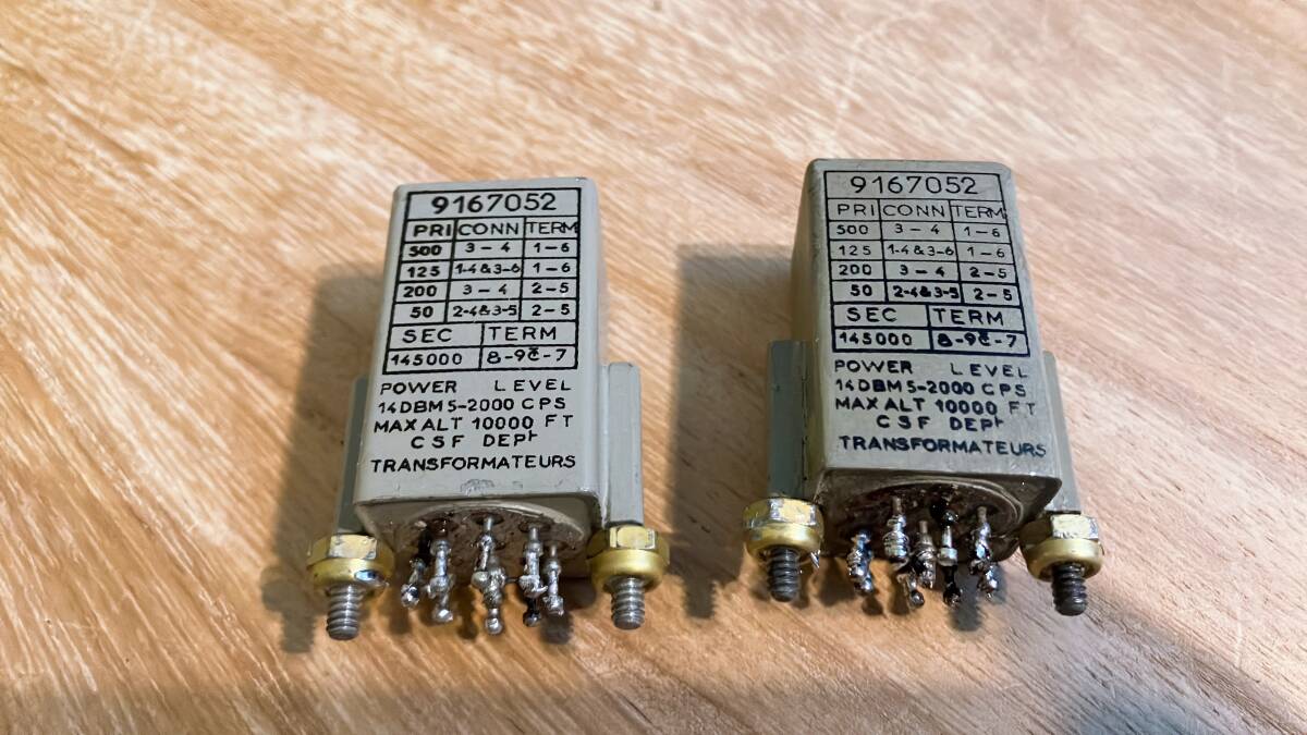 希少!中古TAMURA TBF633B トランス 50~500Ω:145KΩ 2個 拍卖