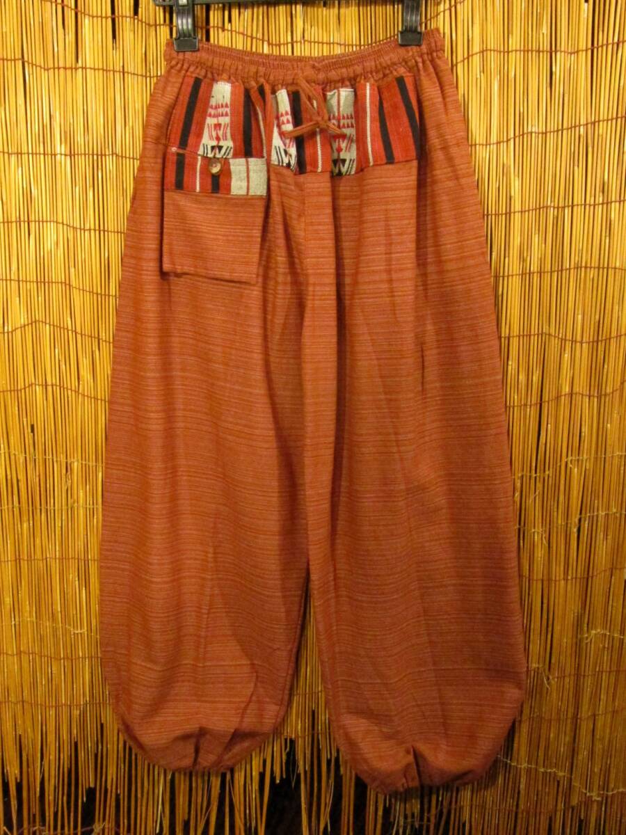 【SALE】⑫新品*男女兼用*コットン素材*ナガ族*ふんわり*アラジンパンツ拍卖